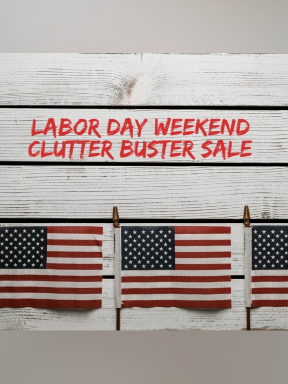 NOW THRU MONDAY 9/7